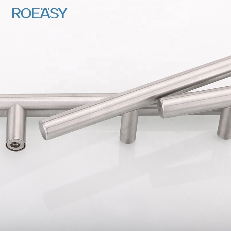 ROEASY 9609 Stainless Steel furniture drawer handle kitchen cabinet drawer pull cupboard door handle T bar handle