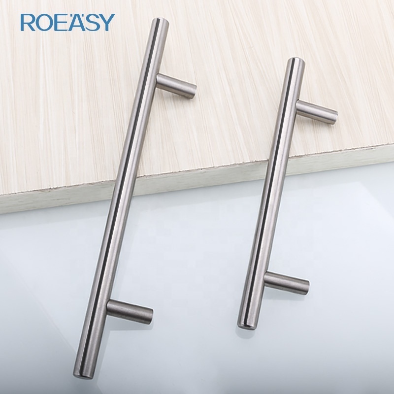 ROEASY 9609 Stainless Steel furniture drawer handle kitchen cabinet drawer pull cupboard door handle T bar handle