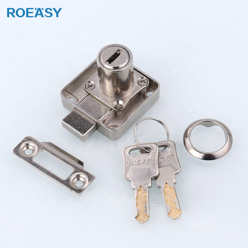 ROEASY China Manufacturer Furniture Hardware Wooden Wardrobe Desk Metal Cabinet Protex Drawer Lock