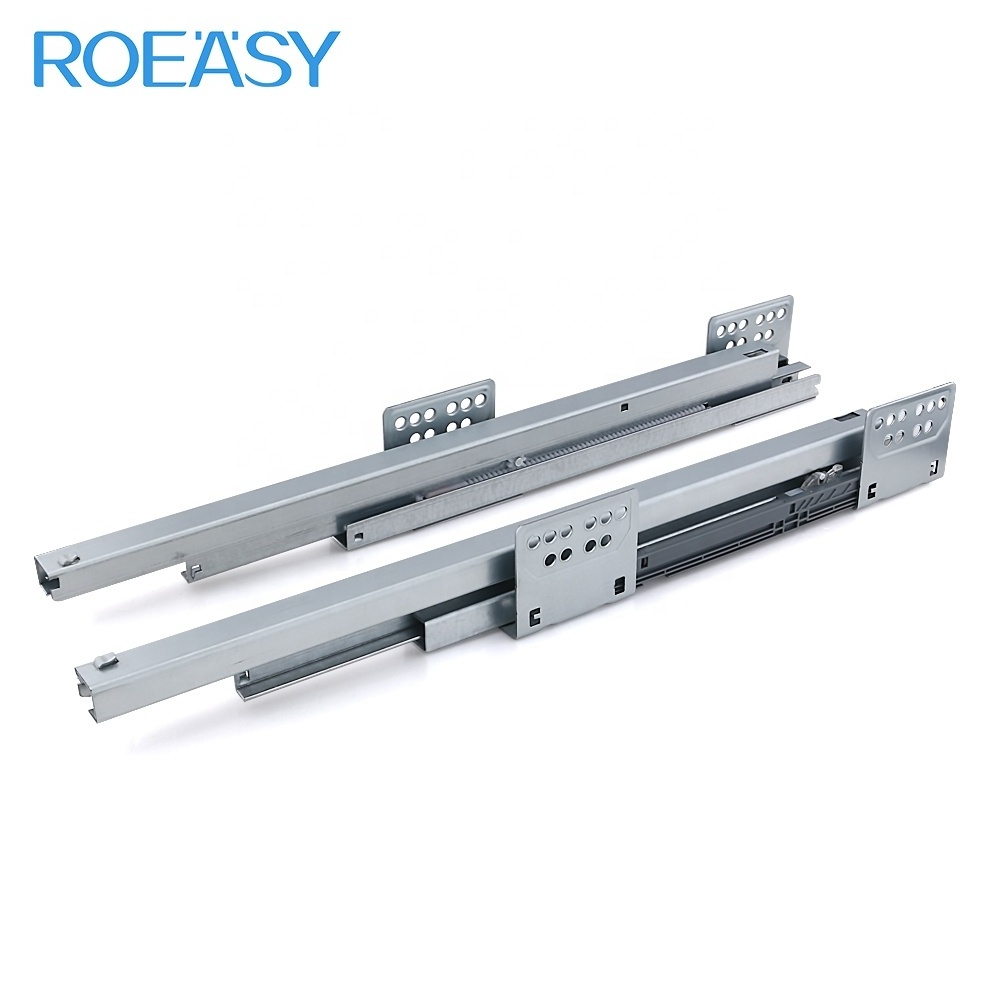 ROEASY soft closing undermount tandem metal drawer storage furniture box kitchen cabinet drawer slide