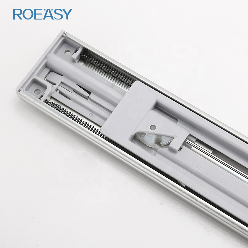 ROEASY  Furniture Hardware  corredicas telescopicas Cabinet Drawer Slide 45mm Ball Bearing Slides With Soft-Closing Function