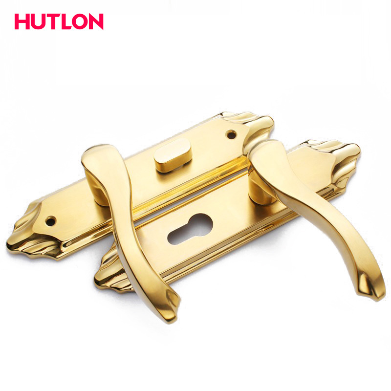 HUTLON Stainless Steel durable safety guard door lock rust-resistanet more durable with anti-rust lock body strong for bedroom