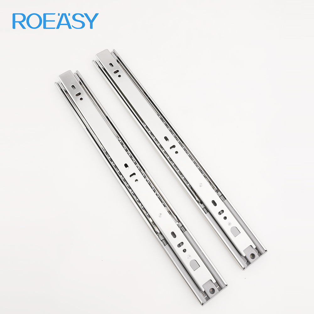 Furniture Hardware oem 10 to 24 inch Telescopic Rail Cold Rolled Steel Drawer Channel Soft Close Drawer Slide