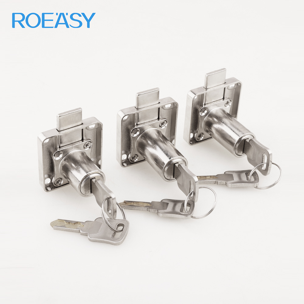 Roeasy Multipurpose Office Zinc 138 Cam Latch Bolt Rim Cupboard Desk Cabinet Drawer Lock Bedroom Furniture Free Customized Alloy