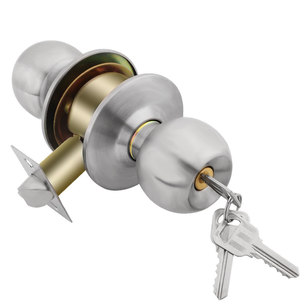 ROEASY Combo Entry Entrance Keyed Door Knob Lock Set Door Knobs and Double Cylinder Deadbolt