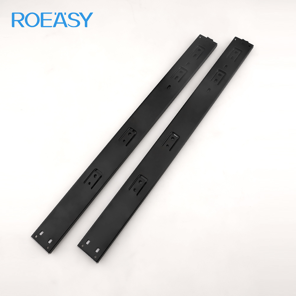 ROEASY Furniture Telescopic Soft Close Drawer Slides Factory Soft Close Corredicas Telescopicas 45mm