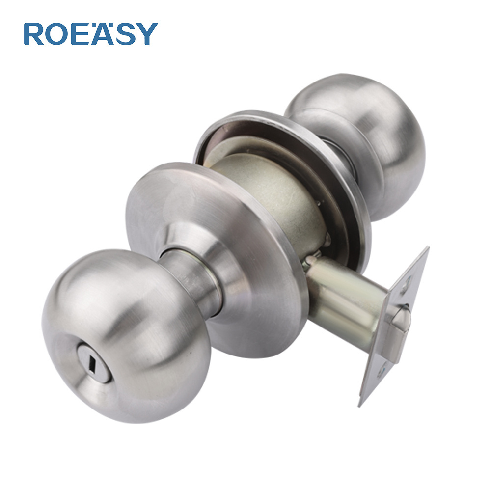 Roeasy Commercial Tubular entrance privacy bathroom bedroom interior handle cylindrical knob locks main door safe lock