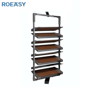 ROEASY Manufacturer Modern High Quality Big 360 Degree Revolving Shoe Storage Cabinet Furniture Wardrobe Rotating Shoe Rack