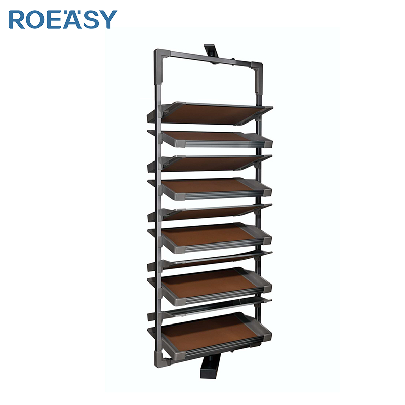 ROEASY modern Exclusive Design 360 degree Rotating Shoes Rack for Wardrobe Storage