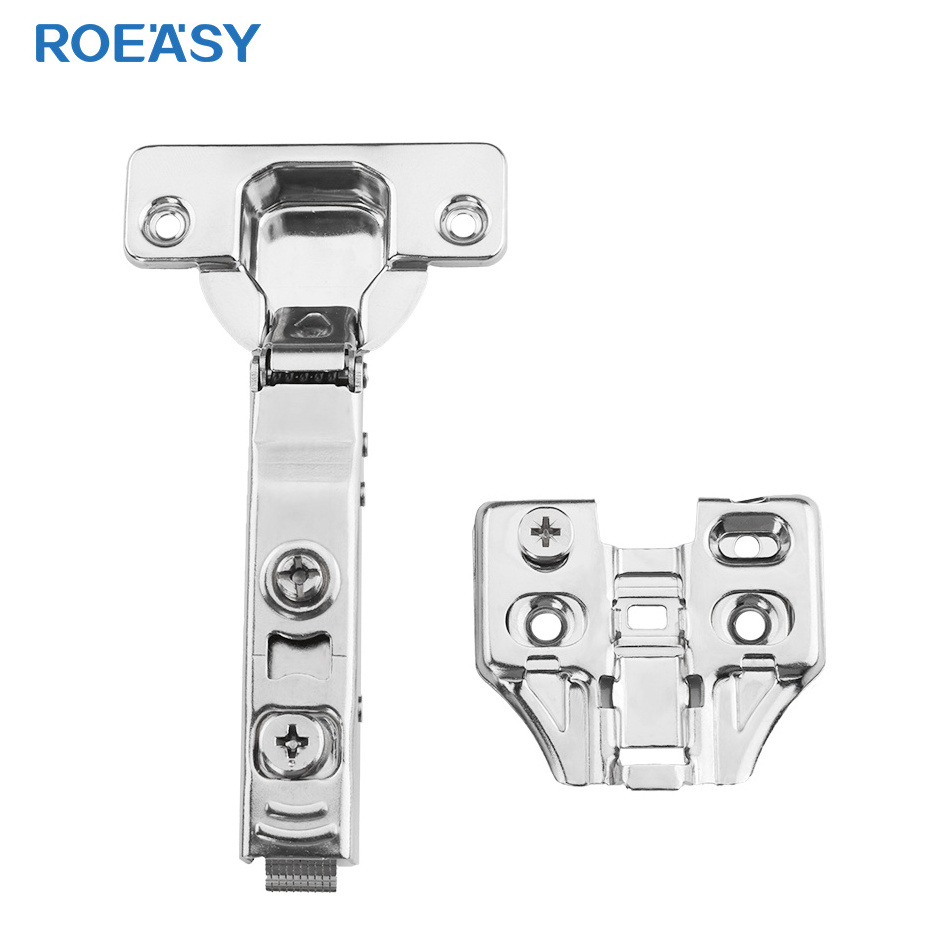 ROEASY dobradica 35mm concealed hinge slow motion soft closer hinges cupboard 3d adjustable stainless steel hinge