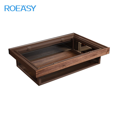 ROEASY WELLTOP Wardrobe Accessories Storage Clothes Basket 600/700/800/900mm Pull Drawer Glass storage Clothes Basket Drawer