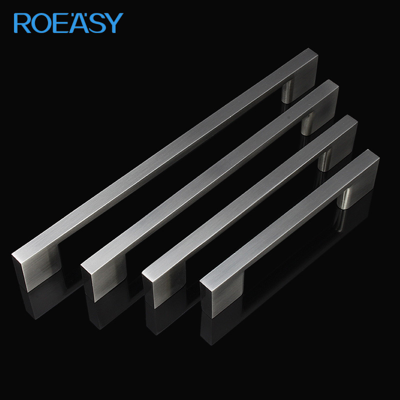 ROEASY Modern Cupboard Furniture Wardrobe Drawer Knobs Pull Kitchen Handles For Cabinets