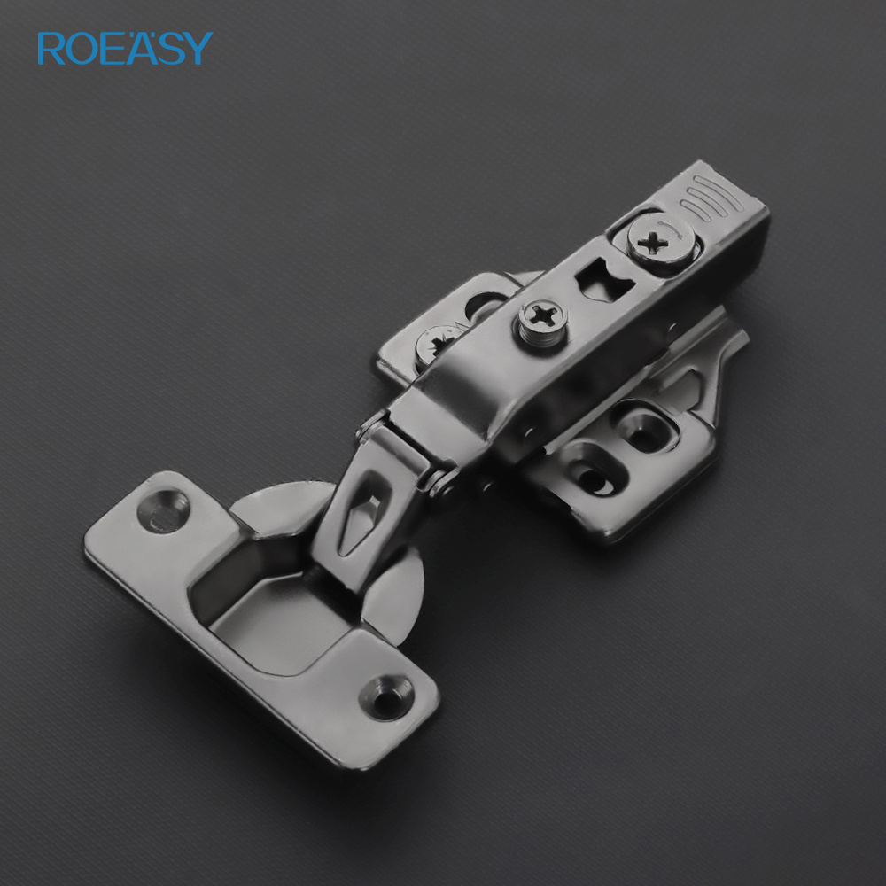 Roeasy 121g traditional 35mm cup soft close furniture hinges cabinet adjustable cabinet hinges black