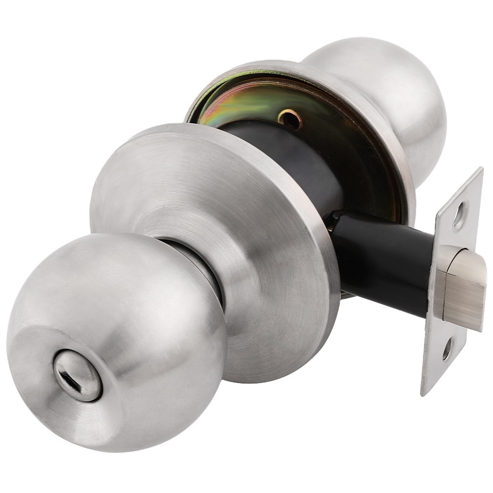 ROEASY Factory Wholesales Stainless Steel Security Entrance Cylindrical Ball Door Handle Lock Tubular round knob door lock