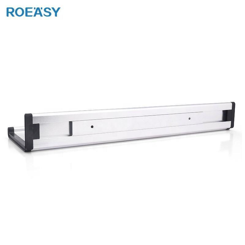 ROEASY Wall shelf made of solid aluminum brackets 70*10 cm/ Durable thermo birch shelf for living room kitchen bedroom