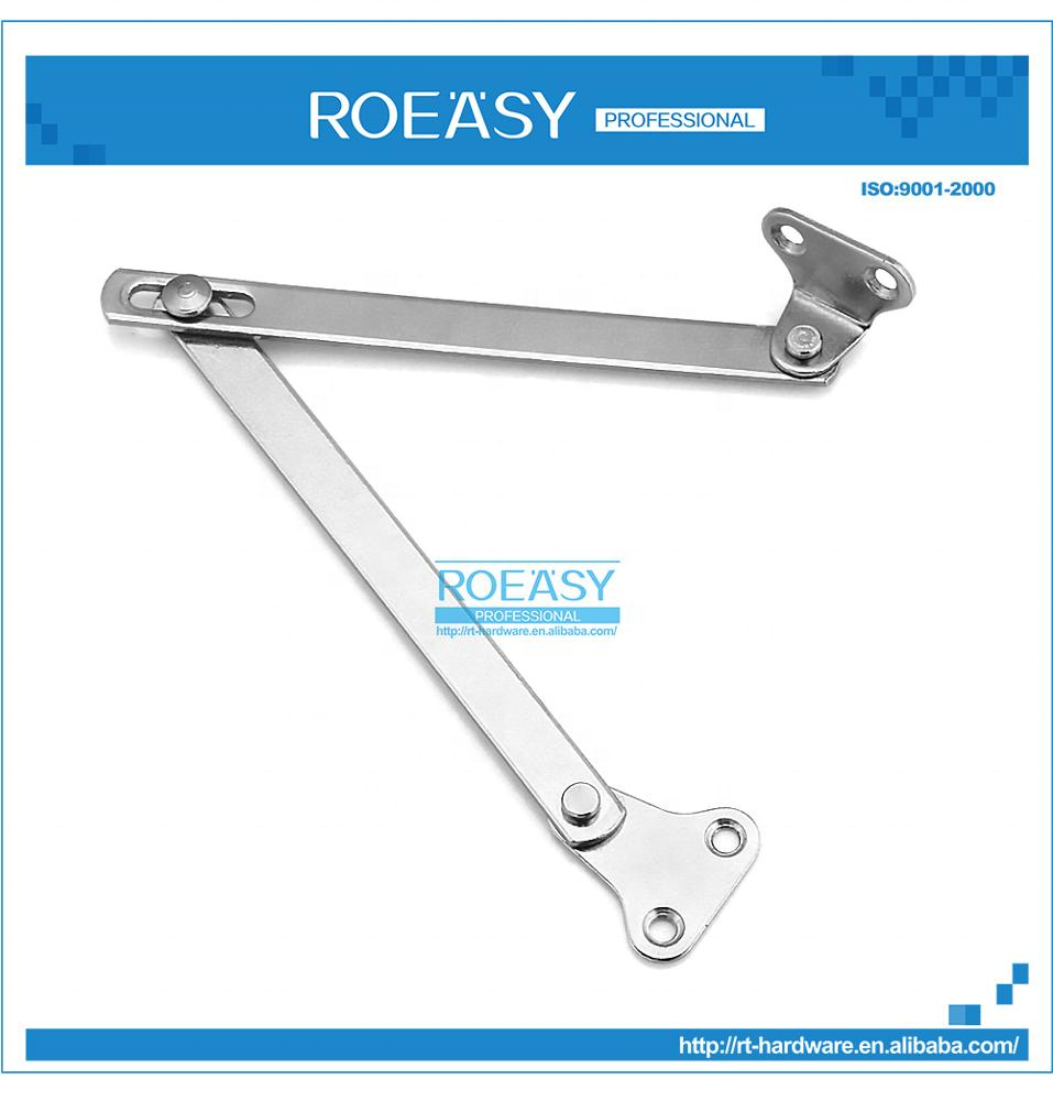 ROEASY  Cabinet Stays Lid Folding Flap Lift Up Down Guide Slots Folding Door Support For Kitchen Cupboard door Flap Support