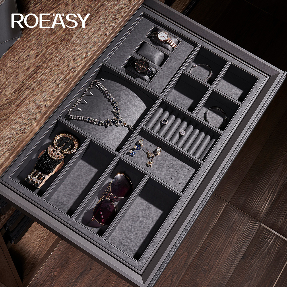 ROEASY Shelf Wardrobe Storage   series Soft-close Pull Out Decorations Decorative Storage Box