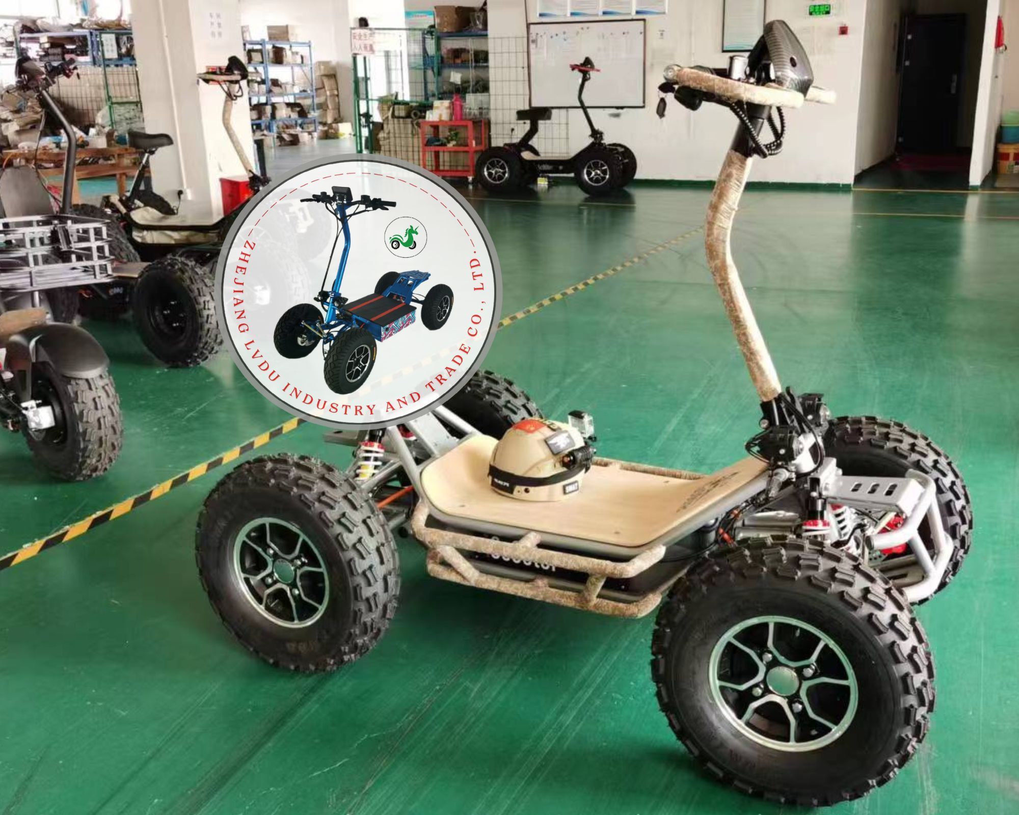 off road electric scooters  four wheel drive atv