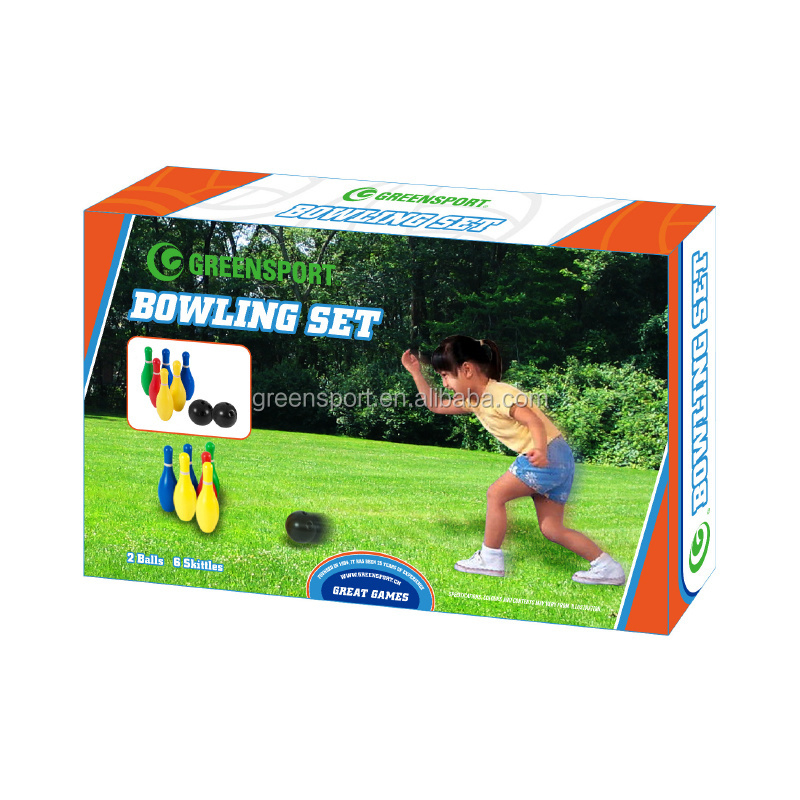 Cheap PLASTIC bowling set for kids lawn bowls ball bowling kid