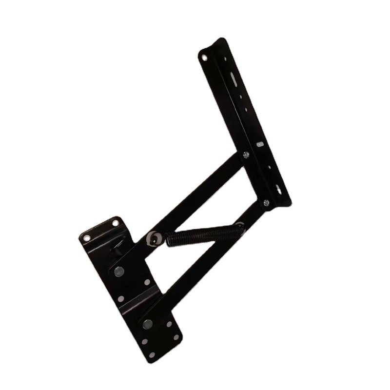 Folding Spring Tea Table Hinge Furniture Lift Up Shelf Bracket Hardware Coffee Table Lifting Mechanism For Coffee Computer Table