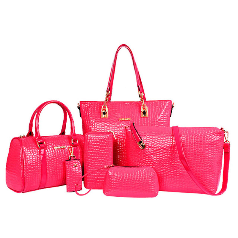 Hot sale women bags handbag sets fashionable crocodile pattern single shoulder crossbody bags for women Wholesale