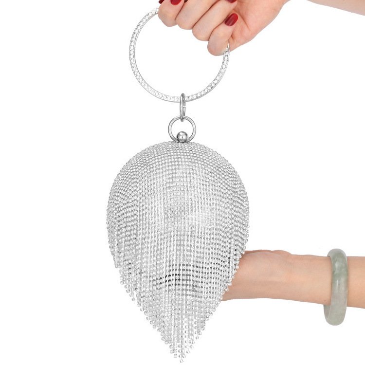 European and American women's  ball clutch bag evening bag clutch crystal evening bag