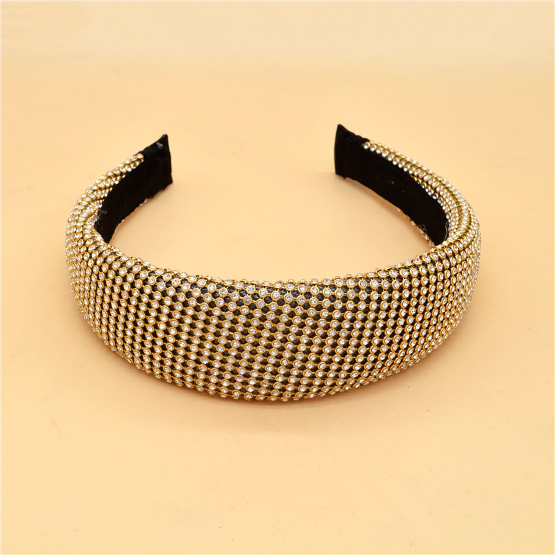 Fashionable  luxury headband temperament high-grade diamond mesh headband for women jewelry hair accessories