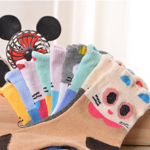 Coral-down socks cat-clawed pantyhose for children in autumn and winter cute thick warm sleep floor sleep socks girl