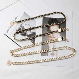 Vintage metal chain waist chain women's fashion decorative chain thin belt