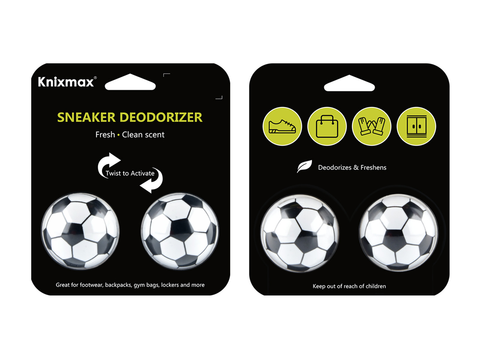 Knixmax In Stock Soccer 1 Pair Lavender Scent Shoes Bags Lockers Air Freshener Sneaker Deodorizer Balls For Men