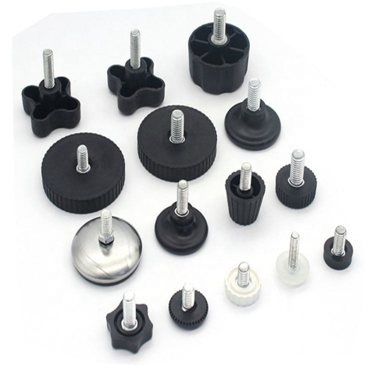 M6 M8 M10 stainless steel Heavy-Duty Machine Adjustable Leg Leveling Screw Feet Mount Glide Base