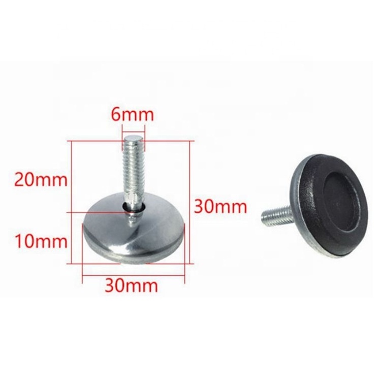 Threaded Adjuster Sofa Chair Table Legs Feet Support Adjustable Screw Furniture Glides Leveling Foot