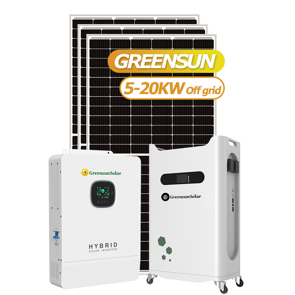 Home Energy Storage Solar Panel Power System 3kW 5kW 8kW 10kW Solar Energy Residential Hybrid Off Grid Solar Energy System