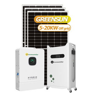 Home Energy Storage Solar Panel Power System 3kW 5kW 8kW 10kW Solar Energy Residential Hybrid Off Grid Solar Energy System