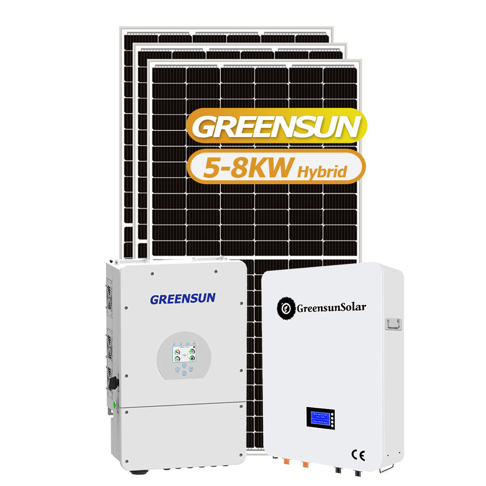 Best quality home use solar kit 8kw hybrid solar system