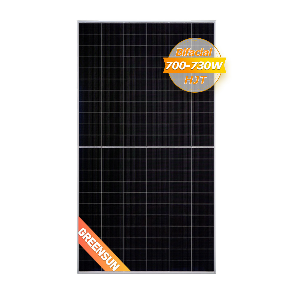 Greensun HJT solar panels 750w 740w 730w 720w 710w 700w solar panels 700w 900w 1000w bifacial mono solar panel