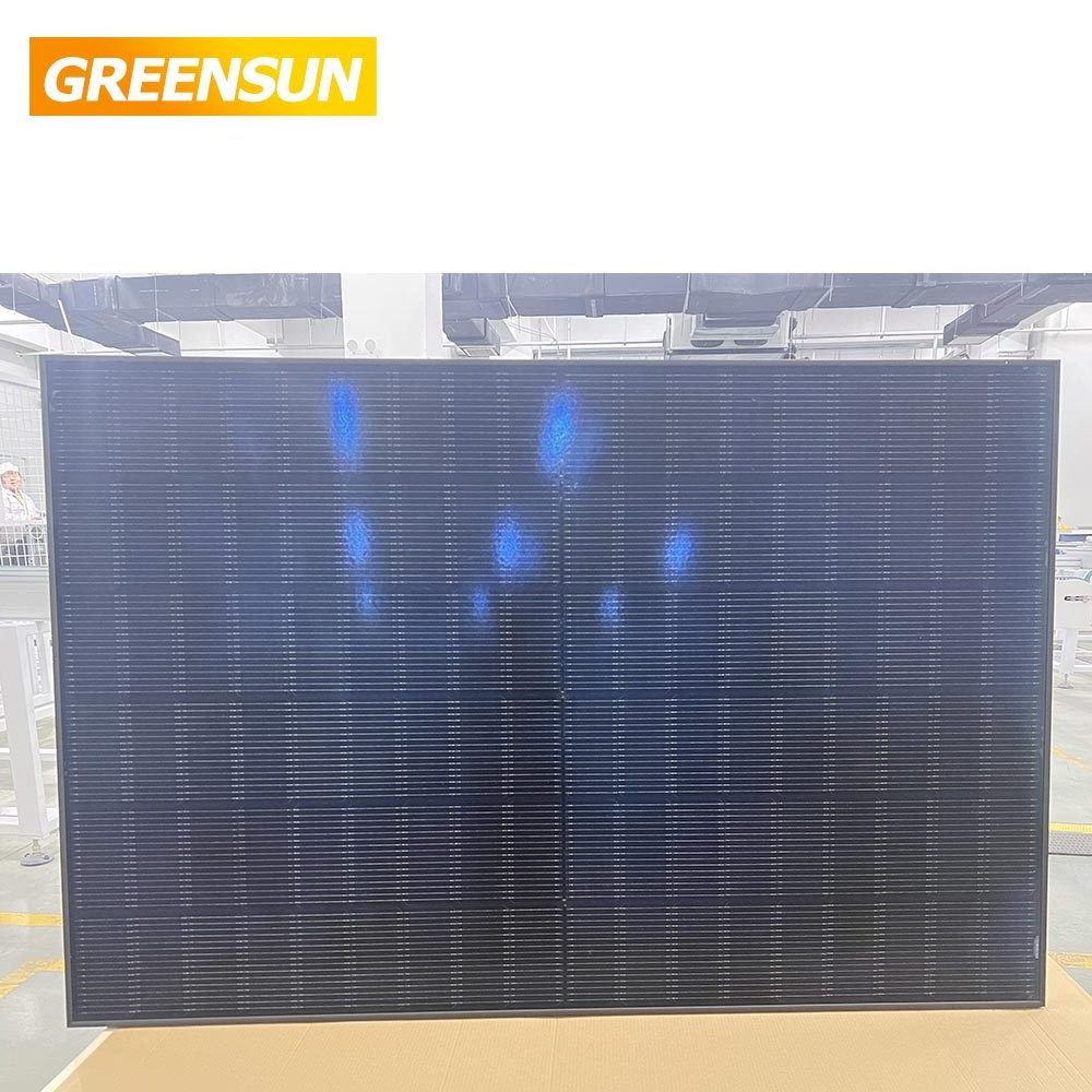 Full Black Topcon Solar Panel 420W 425W 430W 440W 450W Bifacial Mono Panel Solar N Type for Home Power