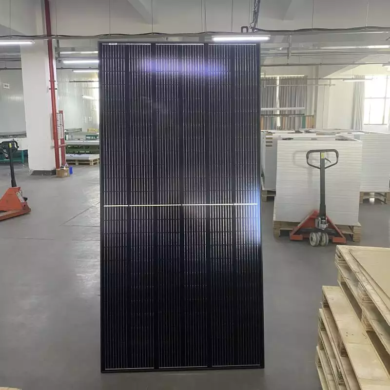 Full Black Solar Panel Rotterdam EU Warehouse 400W 450W 460W Shingled Mono Solar Panels Germany