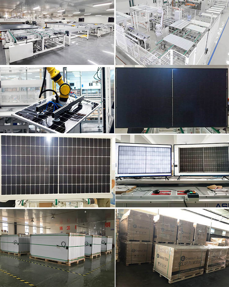 All black Solar Panel 360W 380W 400W 405W 410W Monocrystalline 5BB 360Wp Solar PV Modules 360 Watt