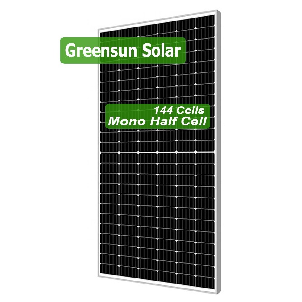 Greensun Solar Panels 350 360 370 380 390 400 410 W Watt Wp Mono PERC 5BB 400W Panel Solar