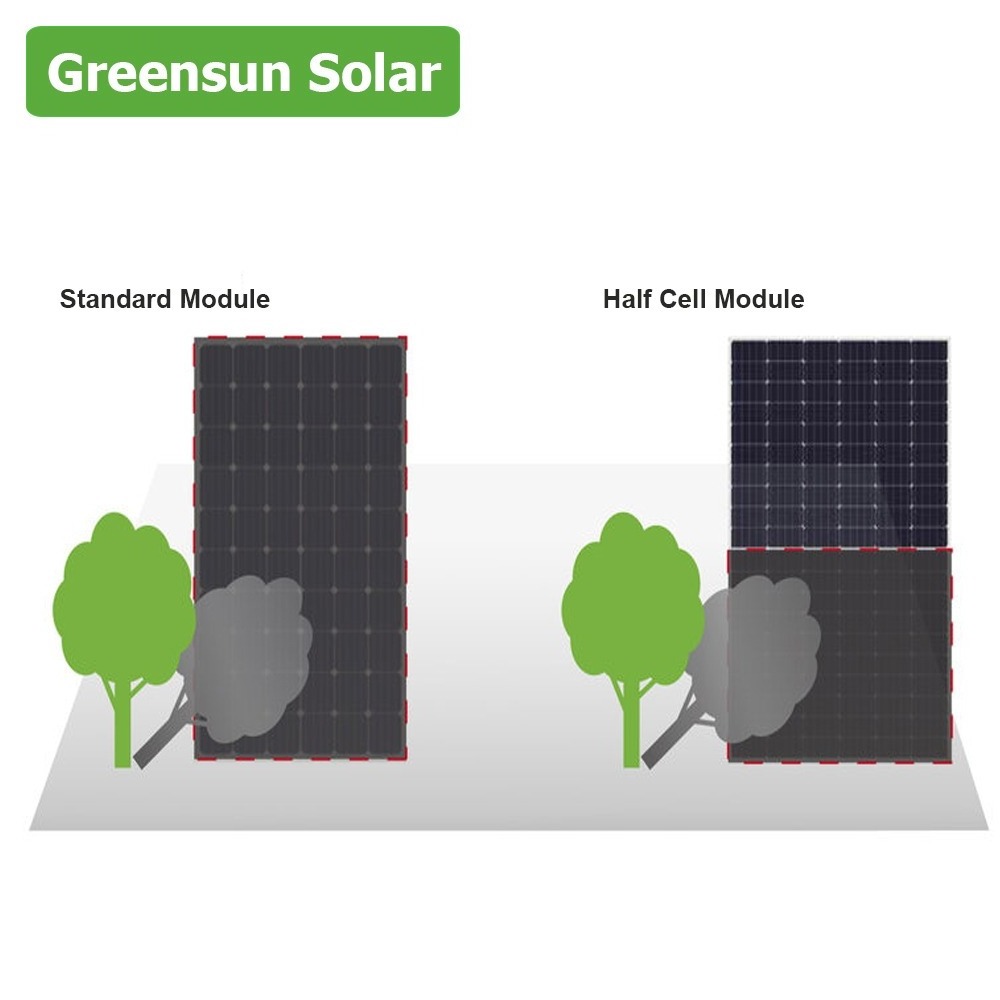 Greensun Solar Panels 350 360 370 380 390 400 410 W Watt Wp Mono PERC 5BB 400W Panel Solar