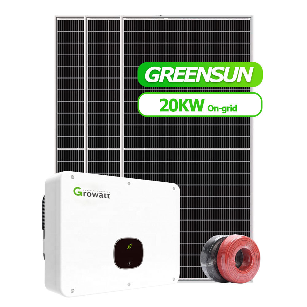 10kw 15kw 20kw 30kw Complete Solar System Kits 30kw Grid Tied Power Generator System