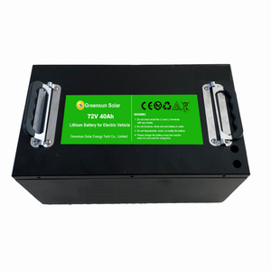 72 Volt Lifepo4 Battery Pack 72V 40Ah 50Ah 60Ah 100Ah Lithium Ion Battery for Electric Bicycle