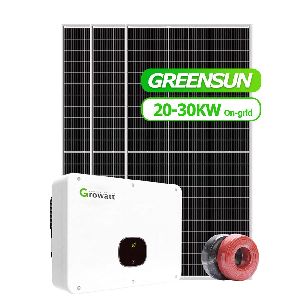 10kw 15kw 20kw 30kw Complete Solar System Kits 30kw Grid Tied Power Generator System