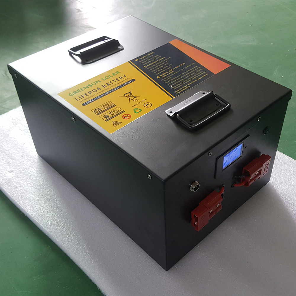 Customized energy storage 48v 1000ah 50 kwh lifepo4 lithium ion battery for solar system