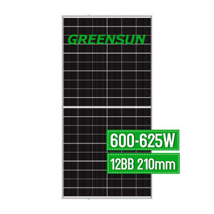 Solar Panel 500W 550W 600W 700W 1000W Bifacial Mono Half Cell Photovoltaic Panels Price Factory