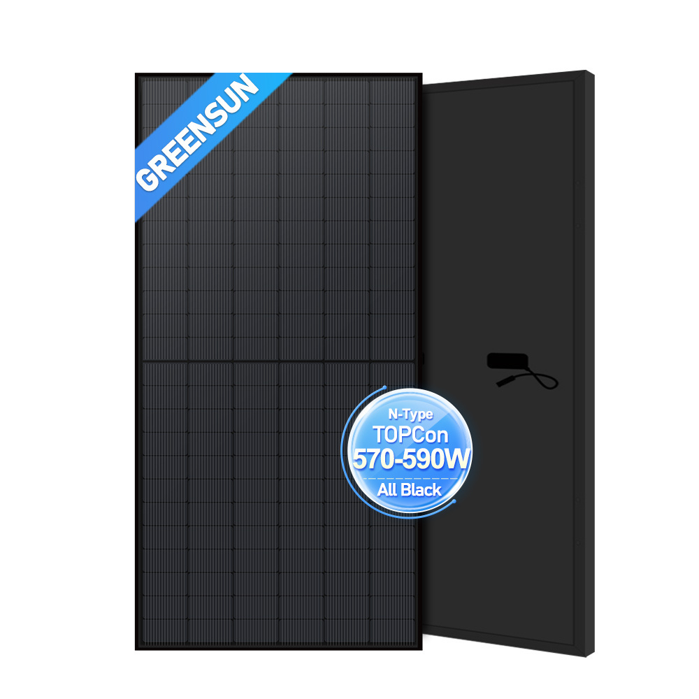 Manufacture N-type Topcon Monocrystalline Solar Power Panels 500W 550W 570W 580W 585 Watt 590 Watt Best Panel Solar Home