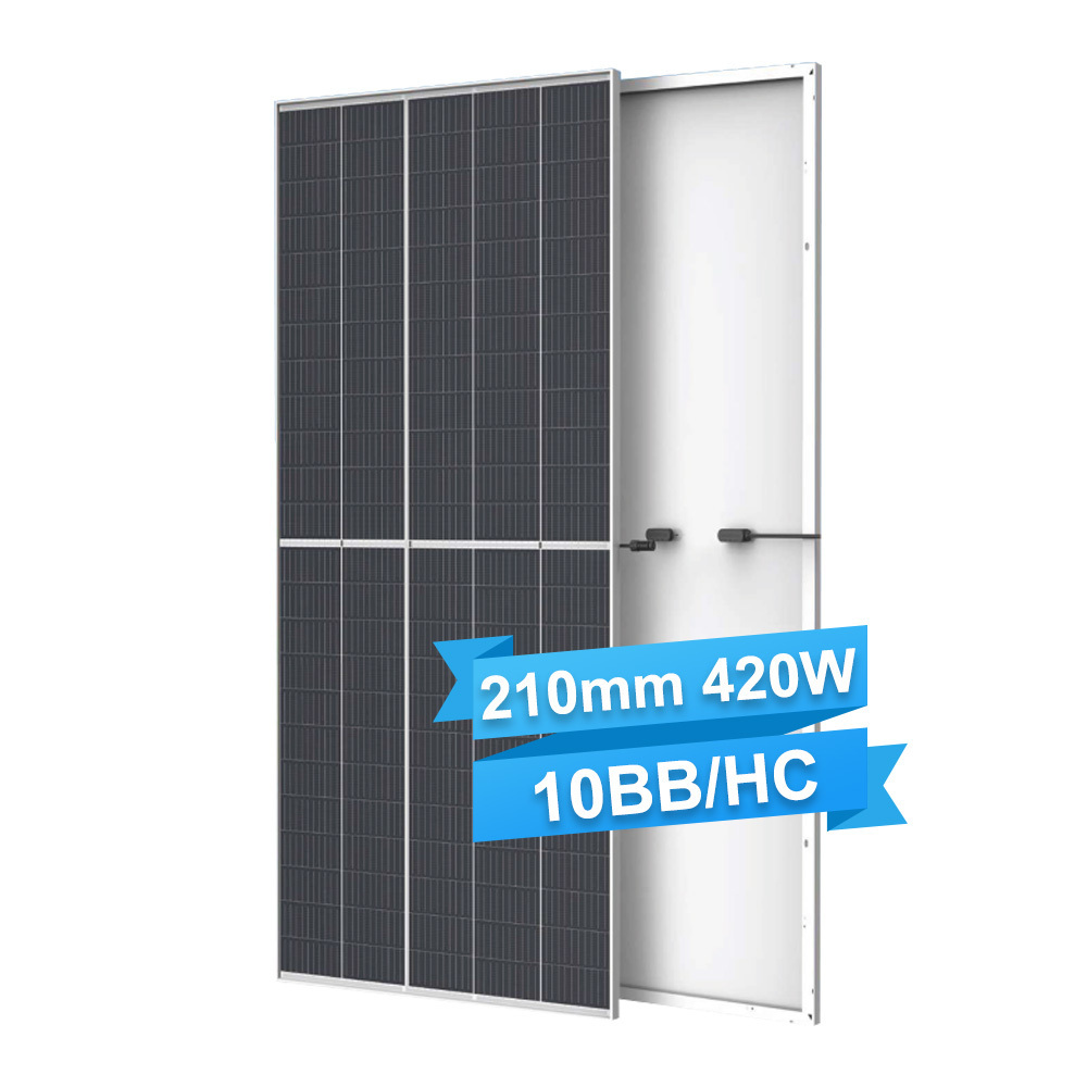 120 Cells Greensun 10BB 400 Watt 420W Solar Panel Kits High Efficiency Solar Panel Price for Sale