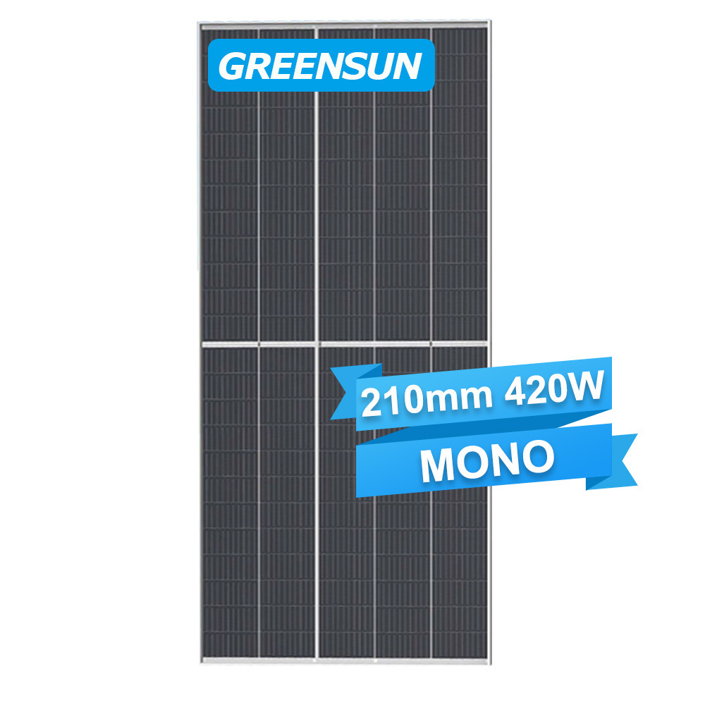 120 Cells Greensun 10BB 400 Watt 420W Solar Panel Kits High Efficiency Solar Panel Price for Sale