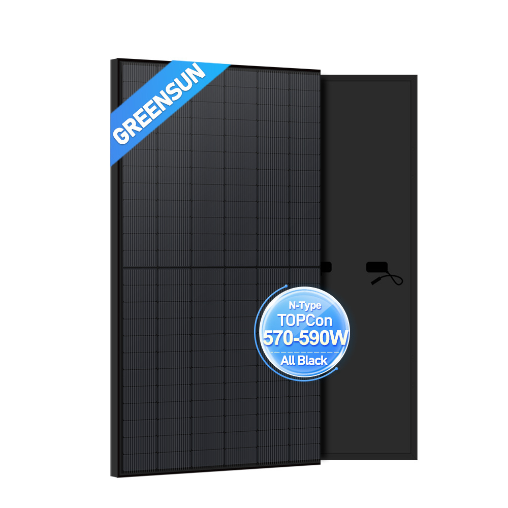 Manufacture N-type Topcon Monocrystalline Solar Power Panels 500W 550W 570W 580W 585 Watt 590 Watt Best Panel Solar Home